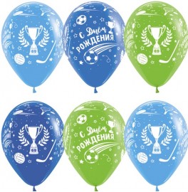 Воздушные шары "С днём рождения Спорт"